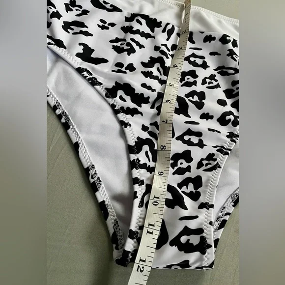 High-Waisted Animal Print Bikini Bottoms | NWOT - Picture 4 of 4
